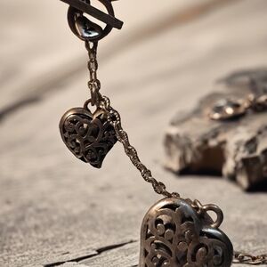 Elegant Heart Pendant Necklace